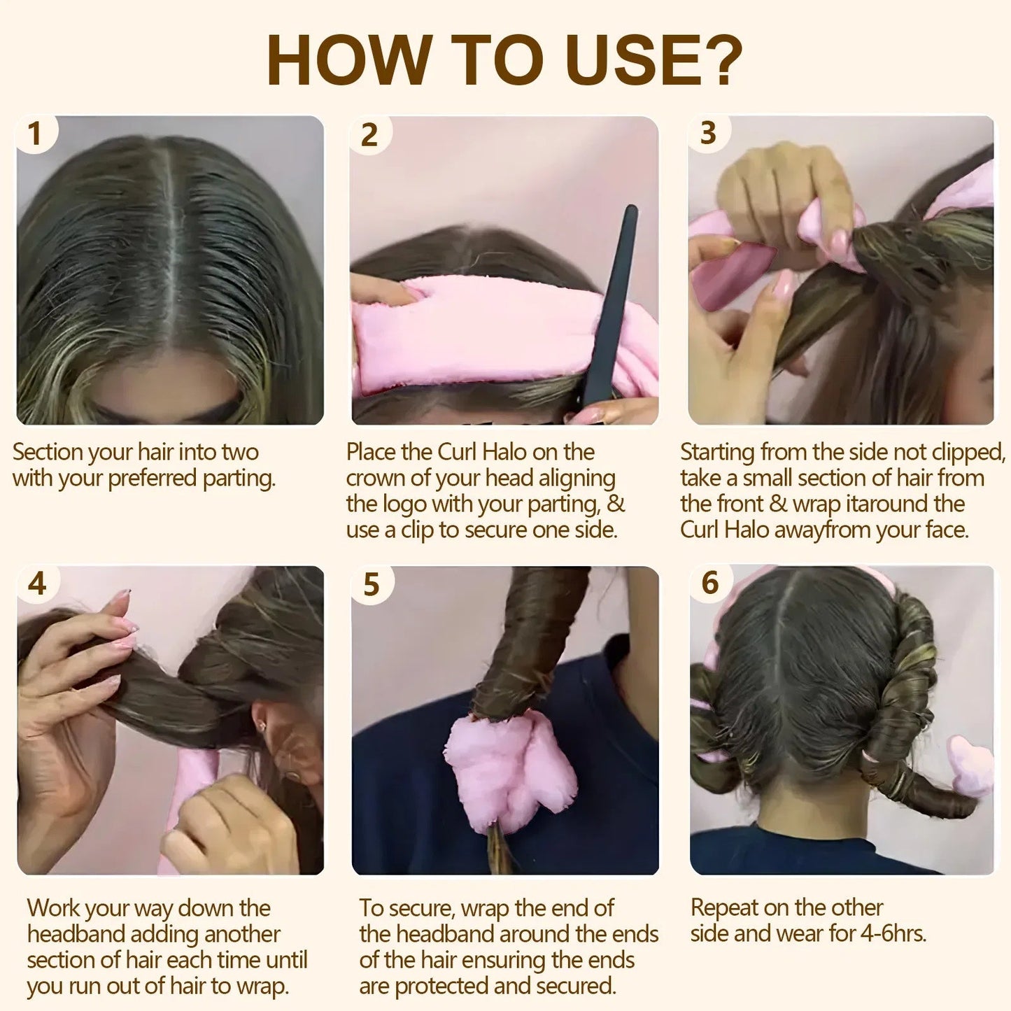 Heatless Hair Curler