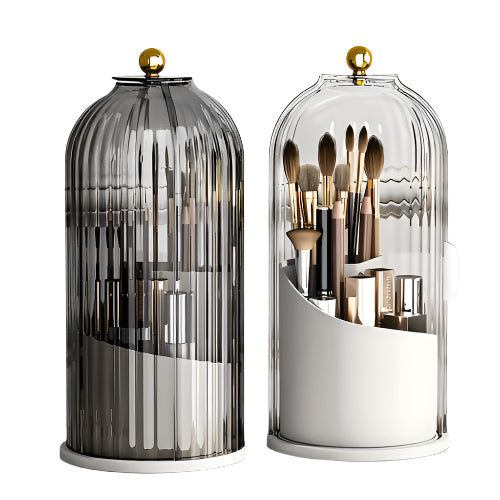 360 Rotating Makeup Organizer with Clear Cover