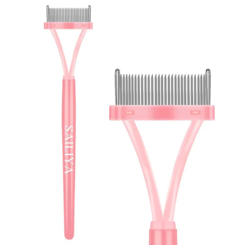 Foldable Steel Pin Eyelash Comb